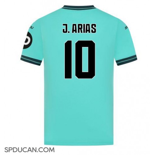 Muški Nogometni Dres Wolves Jhon Arias #10 Gostujuci 2025-26 Kratak Rukav